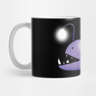 deep sea light fish Mug